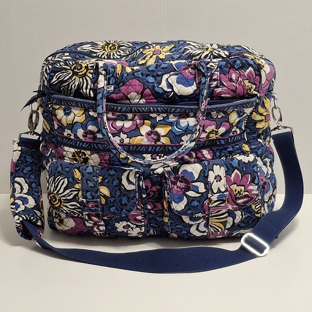 Vera Bradley Women's Shoulder Bag Multicolor Quilted Diaper Bag